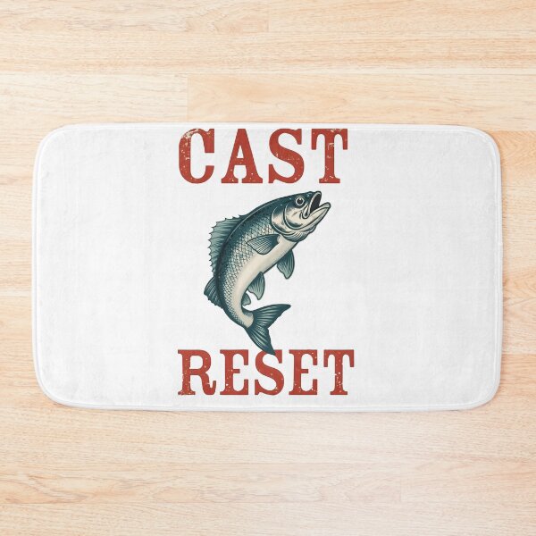 Item preview, Cast Reset – Vintage Fishing Badge  designed and sold by Dazzle-Sizzle.