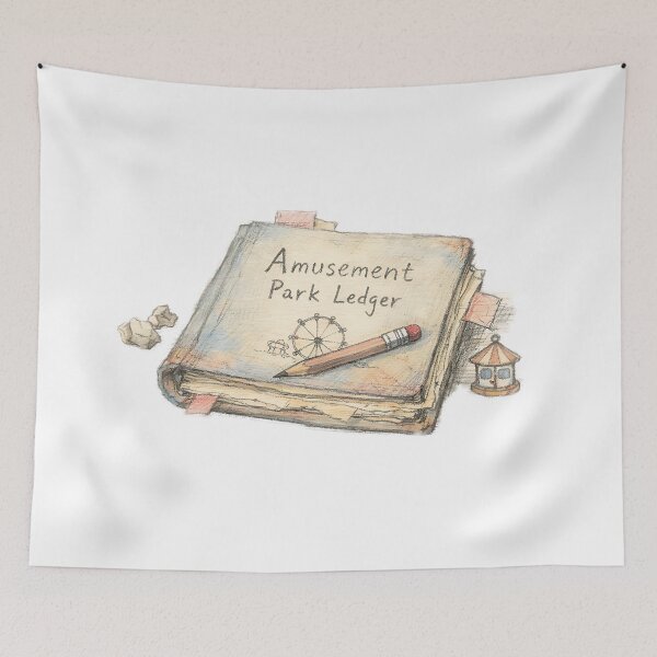 Item preview, ABANDONED CARNIVAL LEDGER designed and sold by LIS AND MELIVERSO.