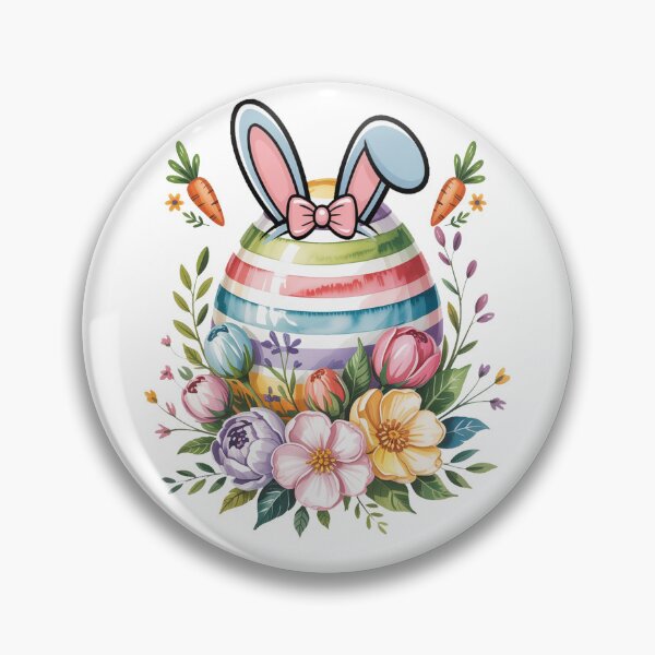 Item preview, Pastel Floral Easter Egg Holiday Graphic designed and sold by QuiteOrbit.