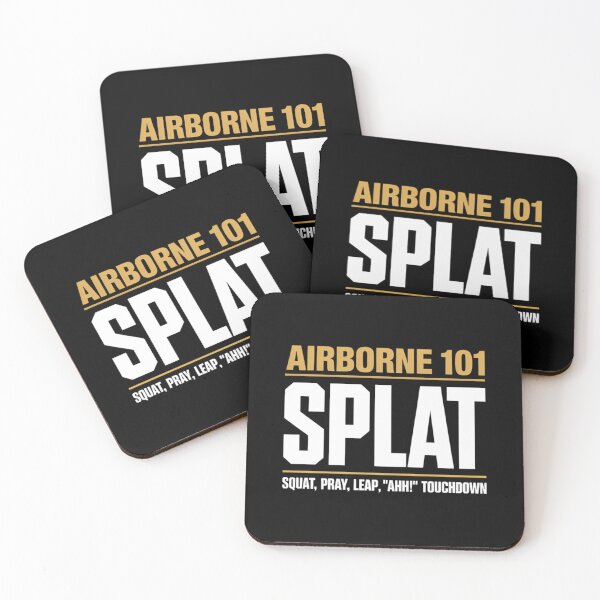Item preview, SPLAT US Army Airborne Paratrooper Veteran Soldier Skydiving designed and sold by IdunayaStore.