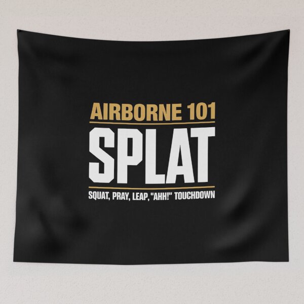 Item preview, SPLAT US Army Airborne Paratrooper Veteran Soldier Skydiving designed and sold by IdunayaStore.