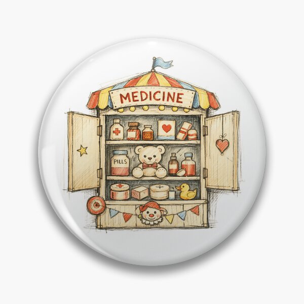 Item preview, CARNIVAL MEDICINE CABINET designed and sold by LIS AND MELIVERSO.