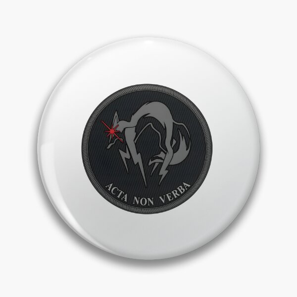 Item preview, Acta Non Verba Fox Military Morale Patch designed and sold by CharlieDesings.