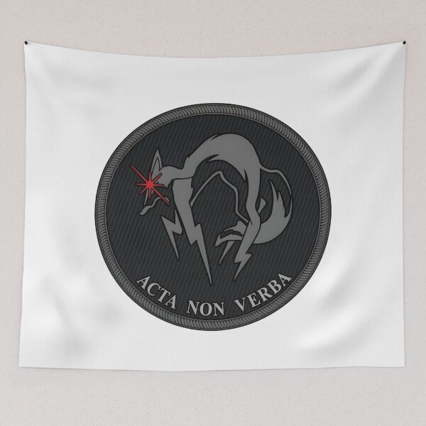 Item preview, Acta Non Verba Fox Military Morale Patch designed and sold by CharlieDesings.