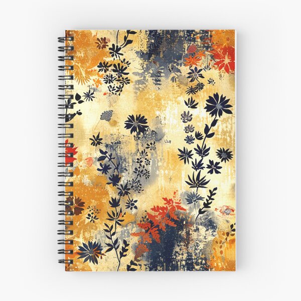 Item preview, Boho Flowers Warm Earth Tones And Red Abstract  designed and sold by DEC02.
