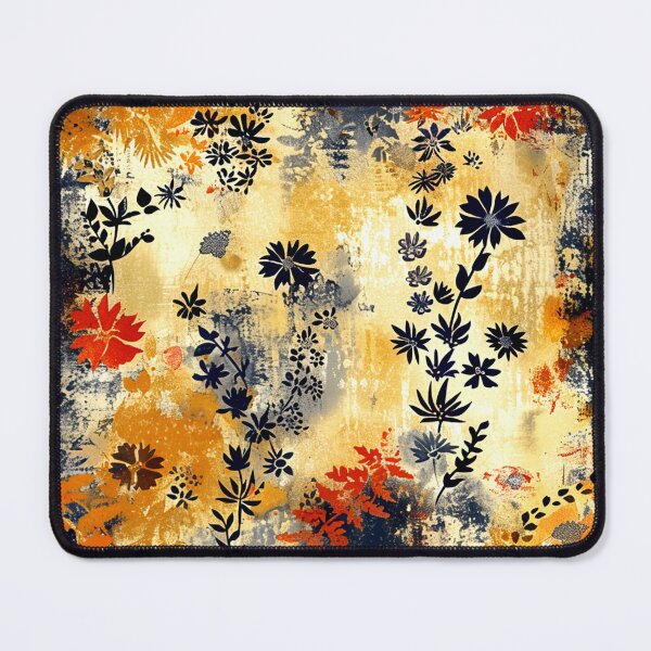 Item preview, Boho Flowers Warm Earth Tones And Red Abstract designed and sold by DEC02.