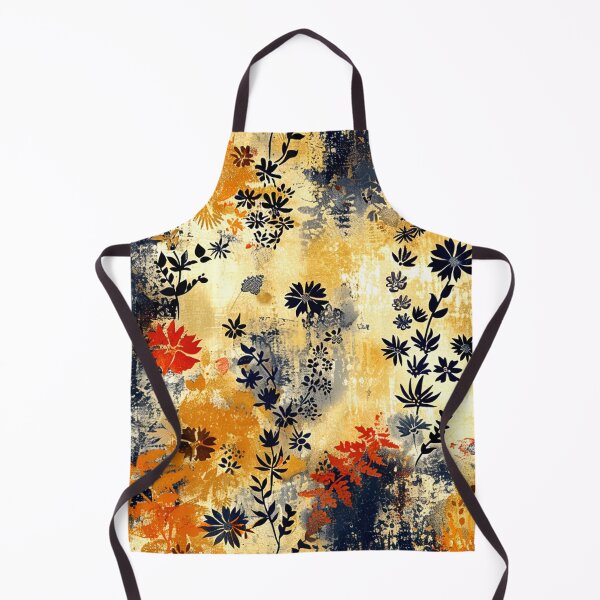 Item preview, Boho Flowers Warm Earth Tones And Red Abstract designed and sold by DEC02.