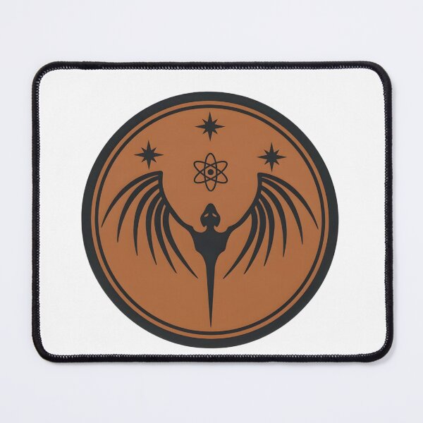 Item preview, Atomic Winged Creature Research Emblem designed and sold by CharlieDesings.