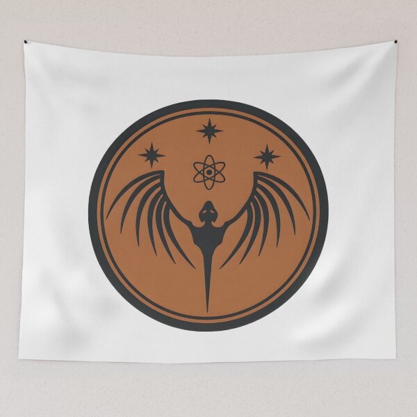 Item preview, Atomic Winged Creature Research Emblem designed and sold by CharlieDesings.