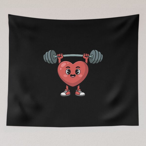 Item preview, Valentines Day Heart Workout Fitness designed and sold by IdunayaStore.