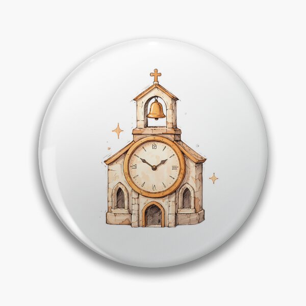 Item preview, MONASTERY TIME CLOCK designed and sold by LIS AND MELIVERSO.