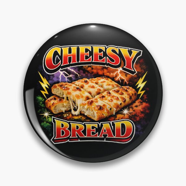 Item preview, Cheesy Bread Favorite Food Funny Weird Cheesy Bread Gear designed and sold by DynamicDesign.