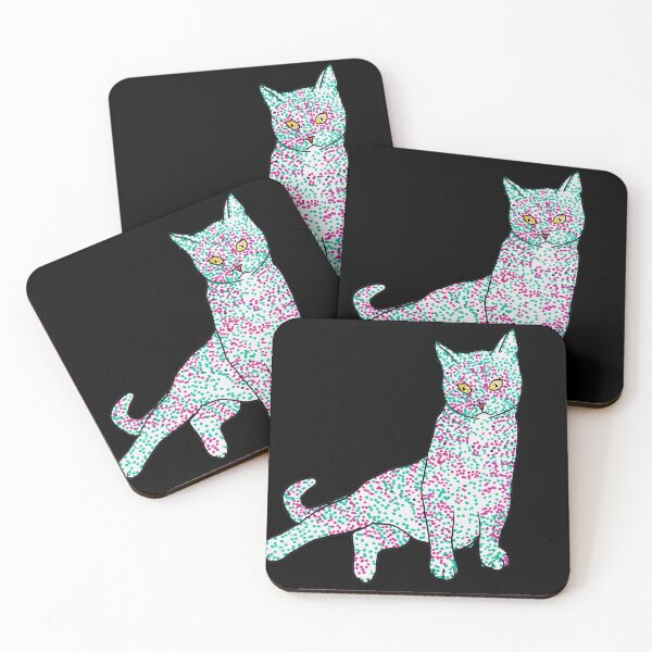 Item preview, Dippin Dots Cat: Colorful Sprinkle Cat Illustration designed and sold by LucilleErebus.