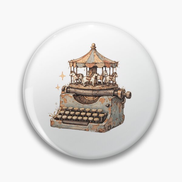 Item preview, ABANDONED CAROUSEL TYPEWRITER designed and sold by LIS AND MELIVERSO.