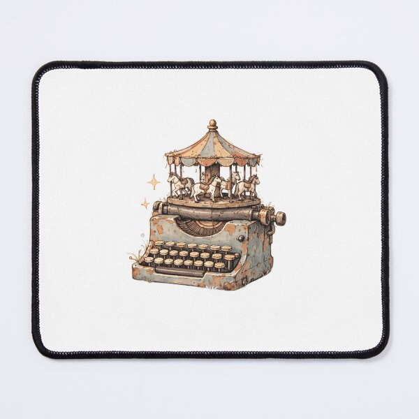 Item preview, ABANDONED CAROUSEL TYPEWRITER designed and sold by LIS AND MELIVERSO.