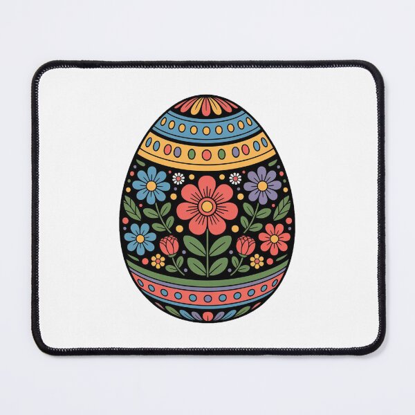 Item preview, Colorful Floral Easter Egg Spring designed and sold by QuiteOrbit.