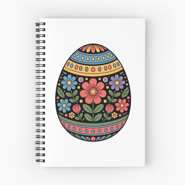 Item preview, Colorful Floral Easter Egg Spring designed and sold by QuiteOrbit.