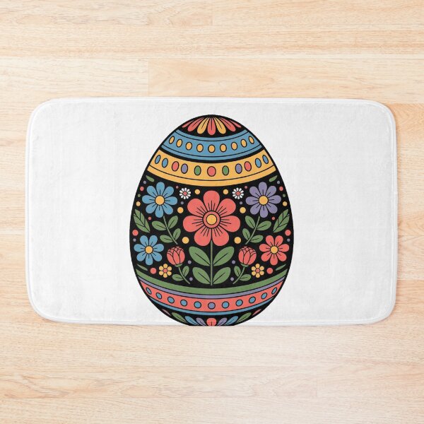 Item preview, Colorful Floral Easter Egg Spring designed and sold by QuiteOrbit.