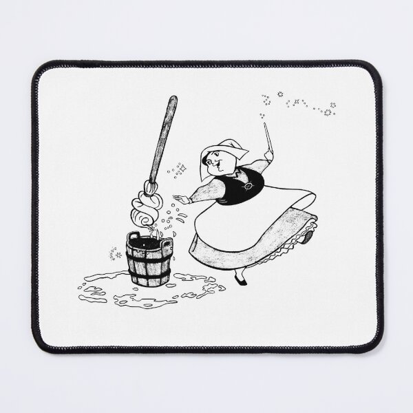 Item preview, Merryweather · Black and White Illustration · Classic Fairy · Vintage Animation Art Print designed and sold by Atropa Parcae.