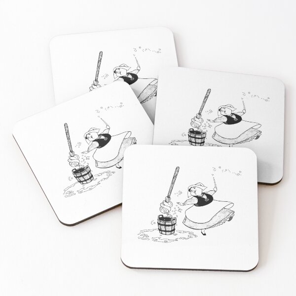 Item preview, Merryweather · Black and White Illustration · Classic Fairy · Vintage Animation Art Print designed and sold by Atropa Parcae.