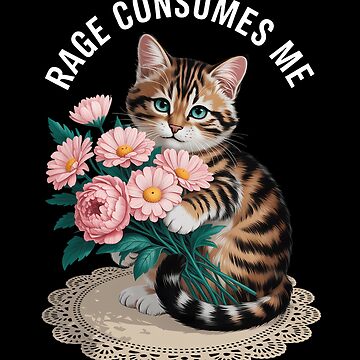 Artwork thumbnail, Cat Rage Consumes Me by IdunayaStore