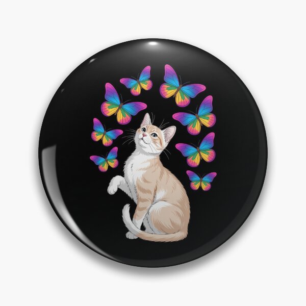 Item preview, Cat Rainbow Butterfly LGBT Pride Month Feline LGBT designed and sold by IdunayaStore.
