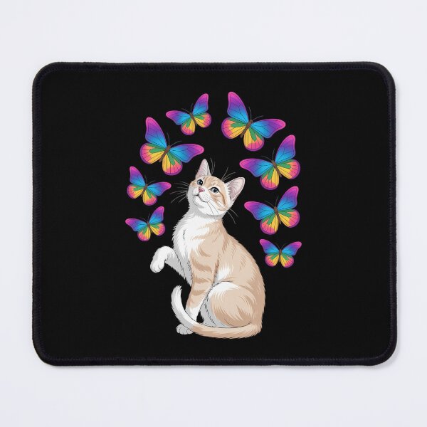 Item preview, Cat Rainbow Butterfly LGBT Pride Month Feline LGBT designed and sold by IdunayaStore.