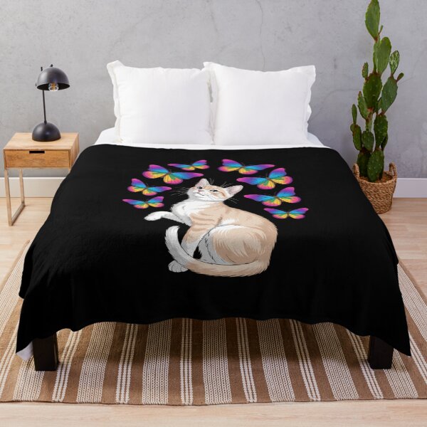 Item preview, Cat Rainbow Butterfly LGBT Pride Month Feline LGBT designed and sold by IdunayaStore.