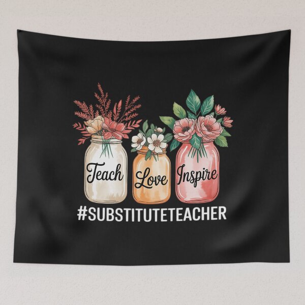 Item preview,  Love Inspire Teach Jar Back To School Substitute Teacher designed and sold by ShaneKeenum0.