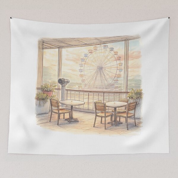 Item preview, FERRIS WHEEL OBSERVATION DESK designed and sold by LIS AND MELIVERSO.