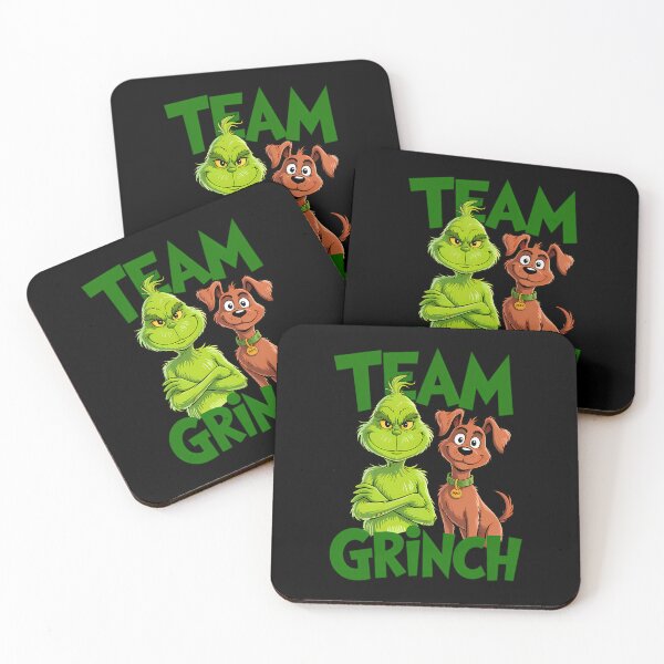 Item preview, Team Grinch With Max Dog Christmas Funny Holiday designed and sold by UjwalJK.