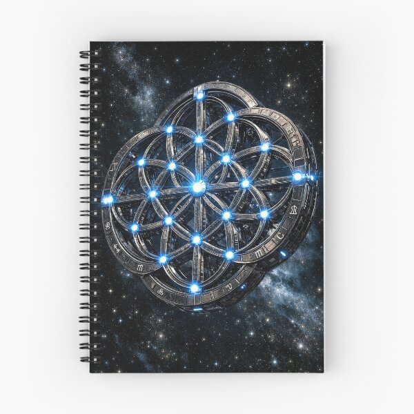 Item preview, Flower of Life Space Station - Astro-Logic Sacred Geometry designed and sold by LuxeBuzz.