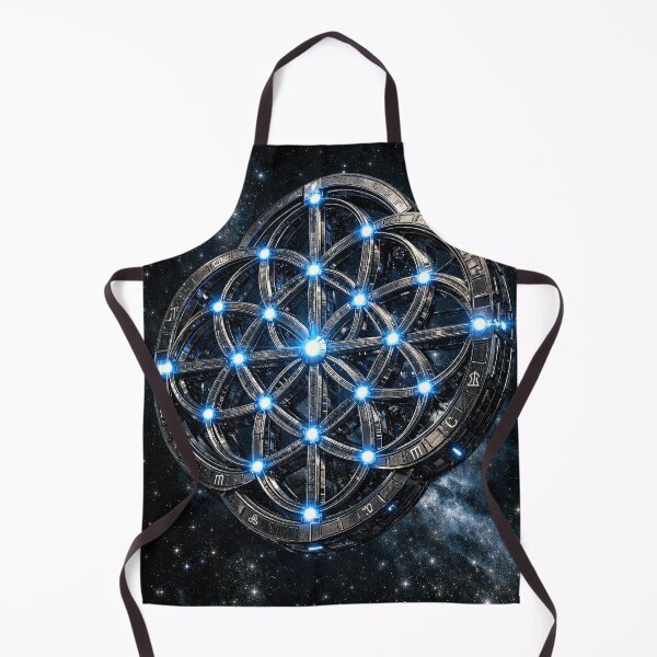 Item preview, Flower of Life Space Station - Astro-Logic Sacred Geometry designed and sold by LuxeBuzz.
