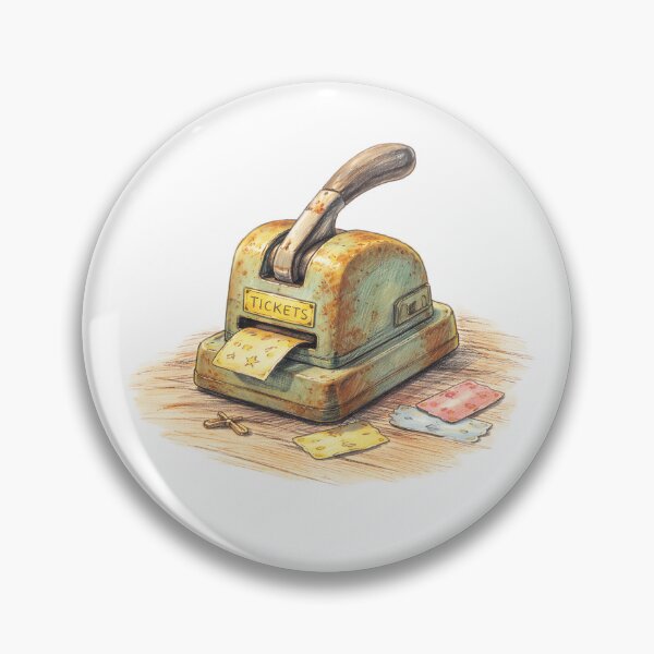 Item preview, Rusted Ticket Puncher designed and sold by LIS AND MELIVERSO.