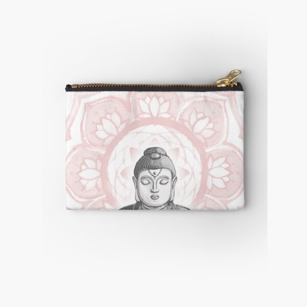 Item preview, Buddha Padma Watercolor - Snow Slate Rose designed and sold by Irene Estelle.