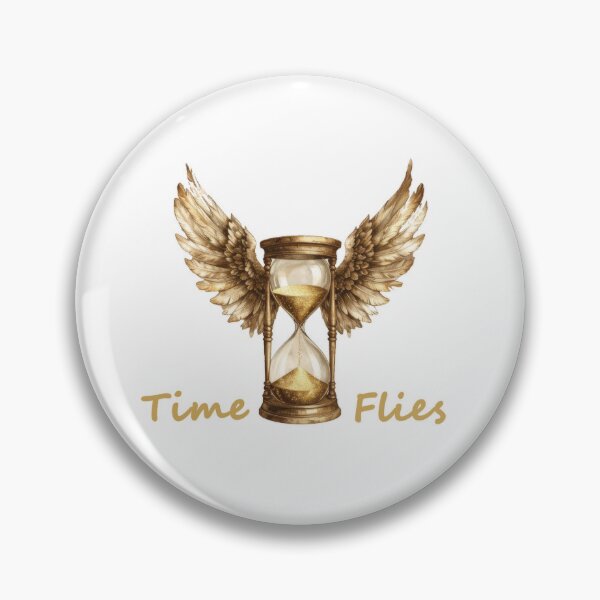 Item preview, Time Flies Winged Hourglass Design designed and sold by RDesignFactory.