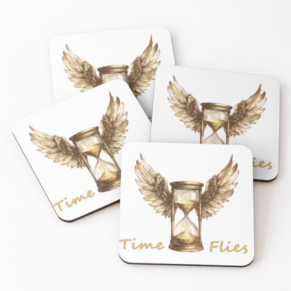 Item preview, Time Flies Winged Hourglass Design designed and sold by RDesignFactory.