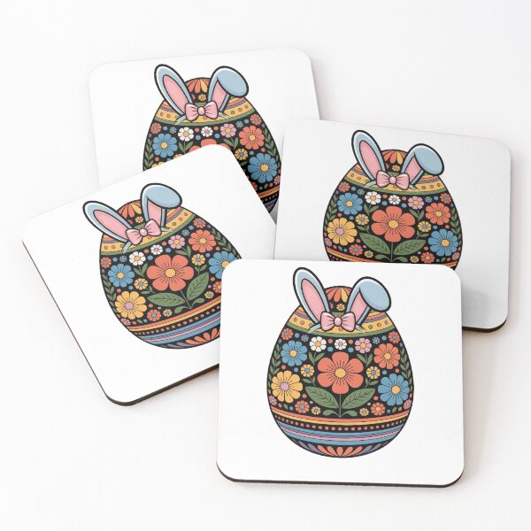 Item preview, Bright Decorative Easter Egg Flower Art designed and sold by QuiteOrbit.