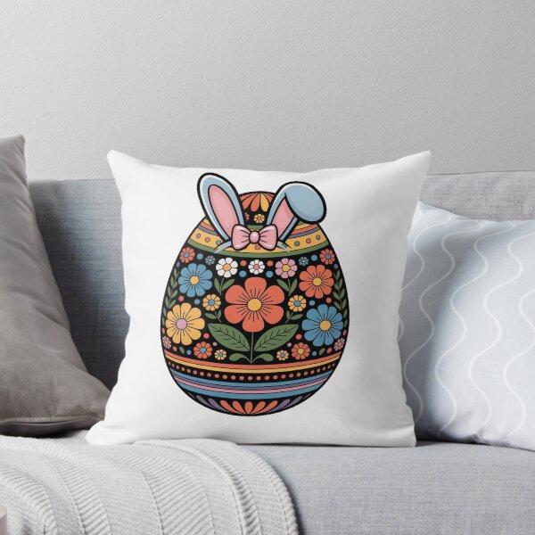 Item preview, Bright Decorative Easter Egg Flower Art designed and sold by QuiteOrbit.