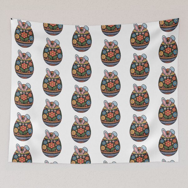 Item preview, Bright Decorative Easter Egg Flower Art designed and sold by QuiteOrbit.