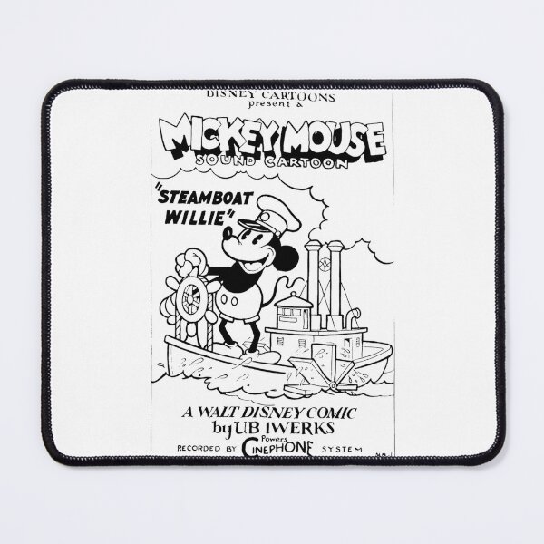 Item preview, Steamboat Willie (Black) designed and sold by UjwalJK.