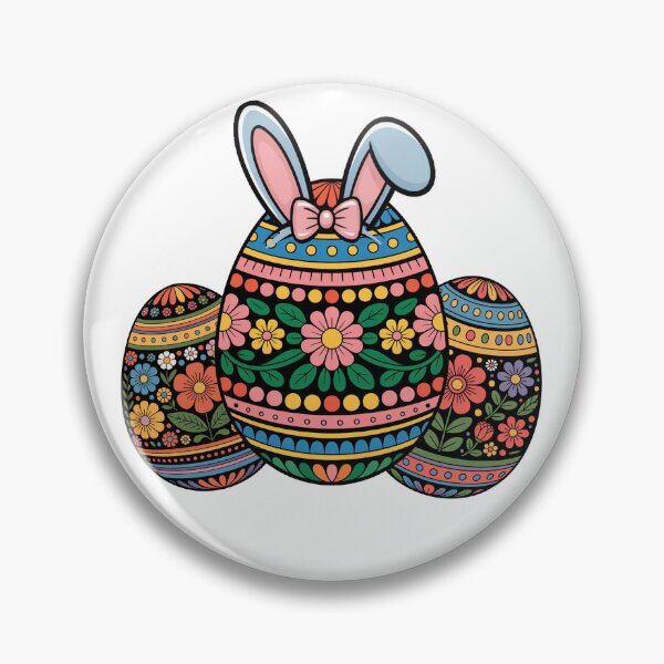Item preview, Colorful Flower Easter Egg Holiday designed and sold by QuiteOrbit.