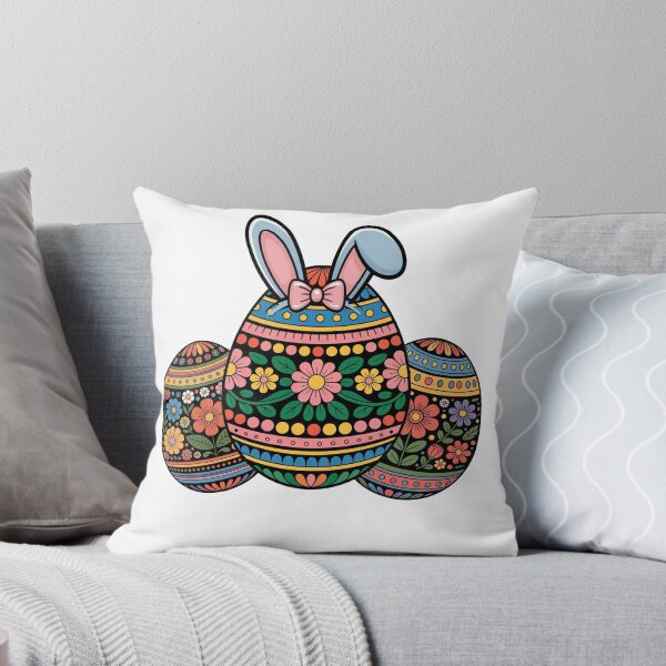Item preview, Colorful Flower Easter Egg Holiday designed and sold by QuiteOrbit.