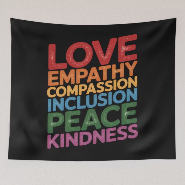 Item preview, Amor Empatía Compasión Inclusión Paz Bondad Viral designed and sold by ShaneKeenum0.