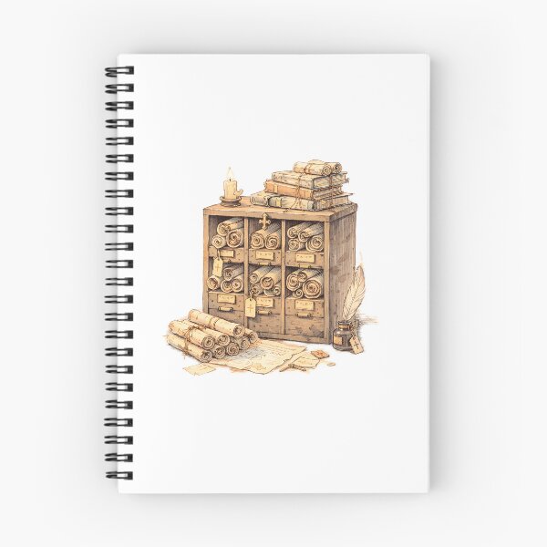 Item preview, MONASTIC FILING SCROLLS designed and sold by LIS AND MELIVERSO.