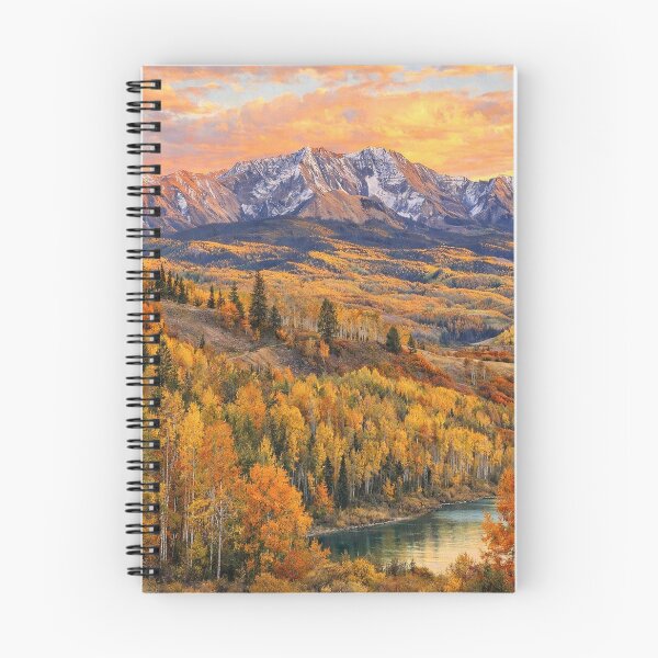 Artikelvorschau, Eine von Bob Ross inspirierte Herbstlandschaft entworfen und verkauft von DinsignStudio.