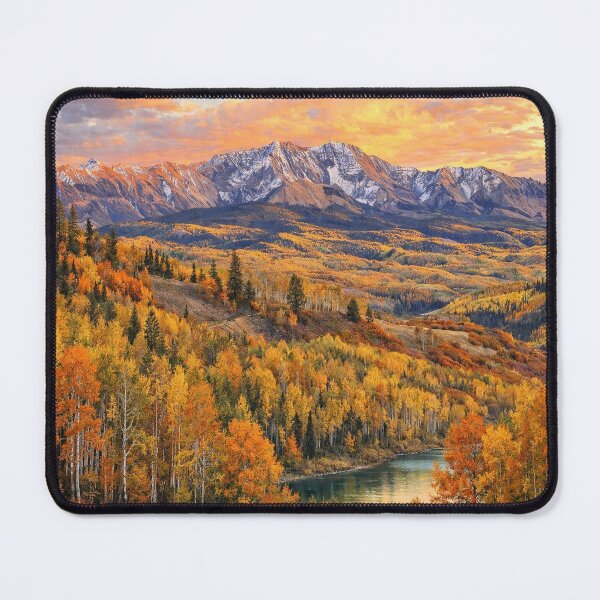 Item preview, An autumn landscape inspired by Bob Ross designed and sold by DinsignStudio.