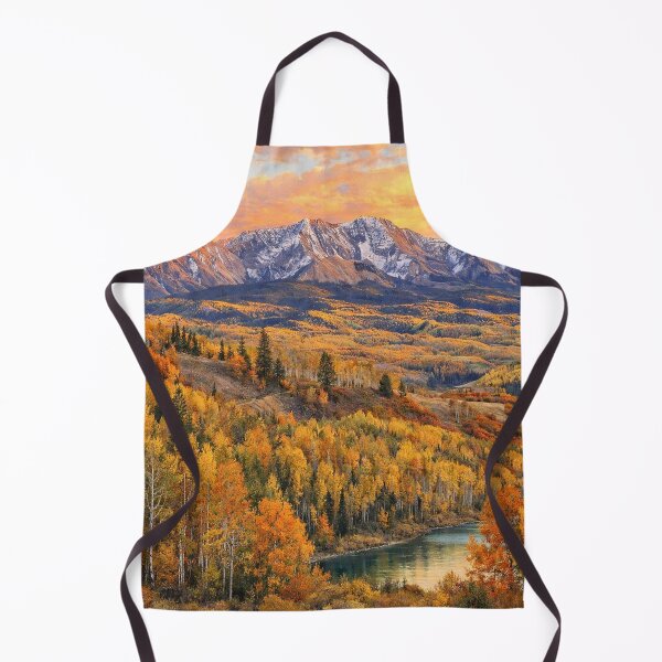 Item preview, An autumn landscape inspired by Bob Ross designed and sold by DinsignStudio.