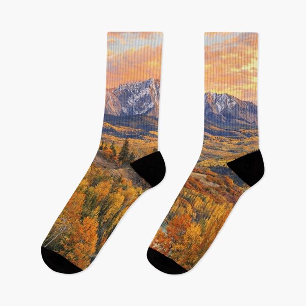 Item preview, An autumn landscape inspired by Bob Ross designed and sold by DinsignStudio.