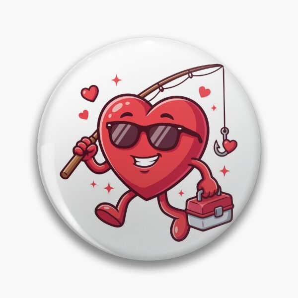 Artikelvorschau, Lustige Angelausrüstung für Männer zum Valentinstag entworfen und verkauft von DynamicDesign.